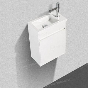 Тумба с раковиной BelBagno Stile Moderno Pietra Mini 40 R Bianco Lucido
